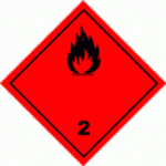 Röd varningsskylt